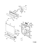 Escutcheon & door assembly