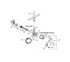 GE GSD1005F00WW motor-pump mechanism diagram