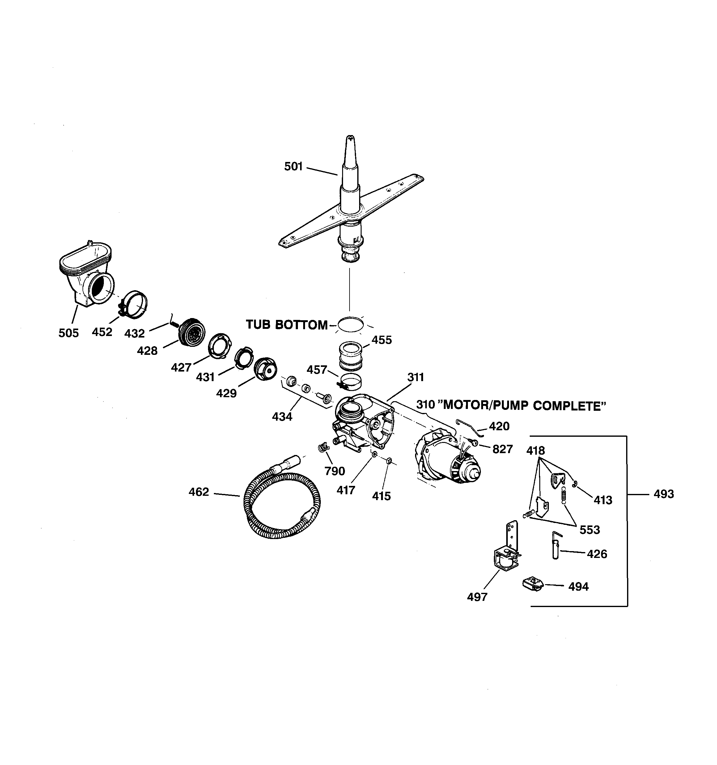 Motor-pump mechanism
