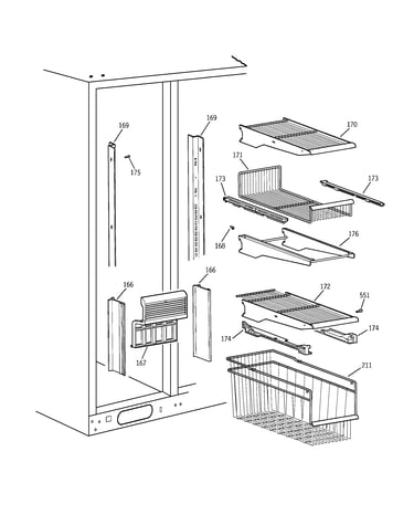 Freezer shelves