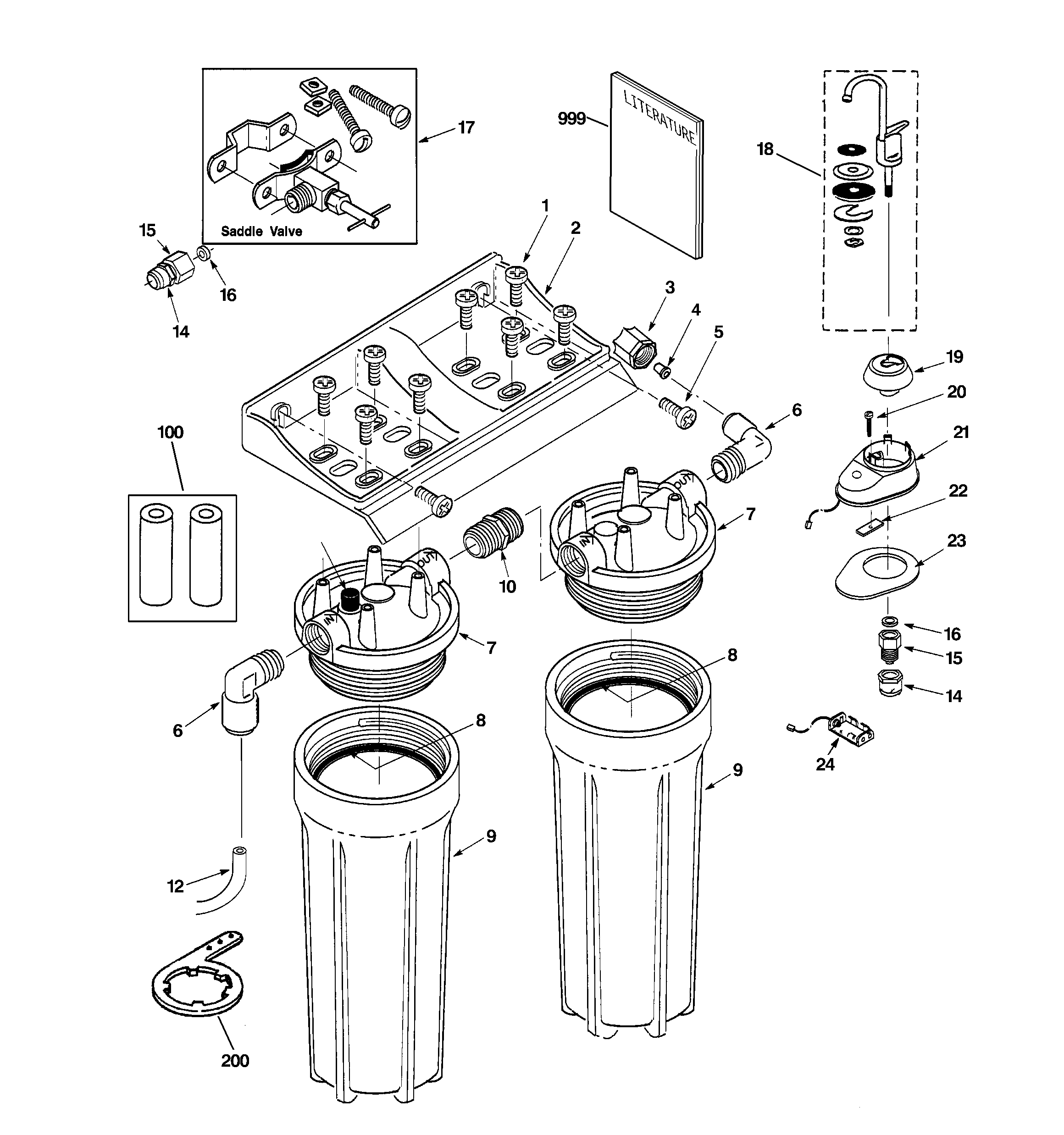 Undersink water system