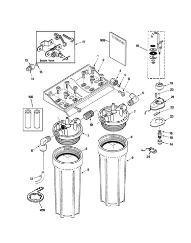 Undersink water system