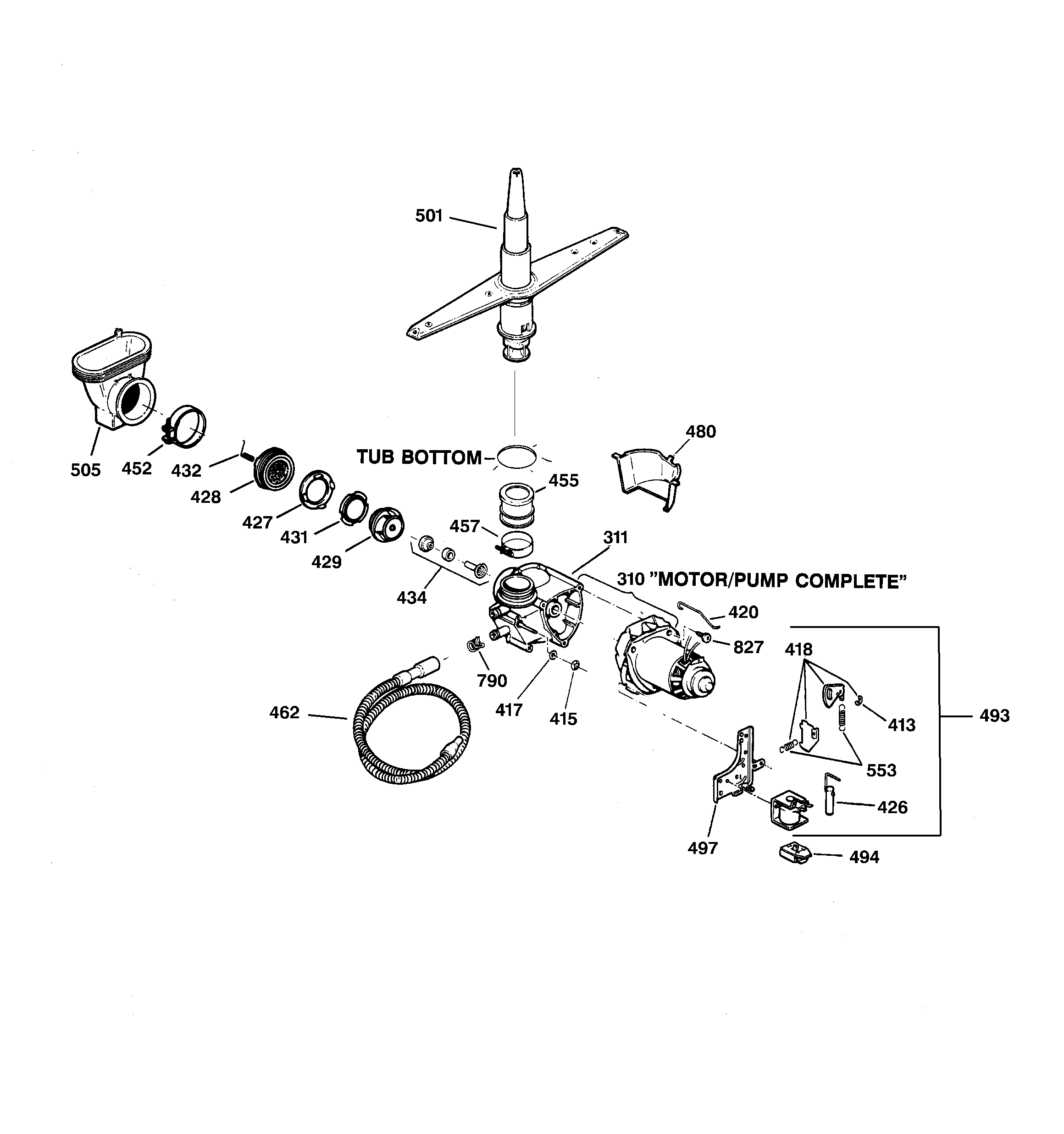 Motor-pump mechanism
