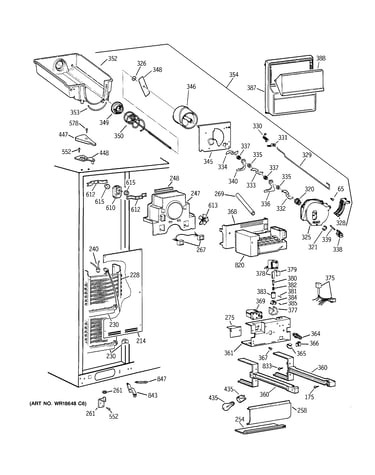 Freezer section