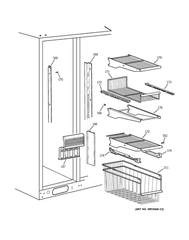 Freezer shelves
