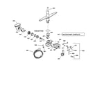 GE GSD1005F01WW motor-pump mechanism diagram