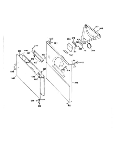 Cabinet front assembly