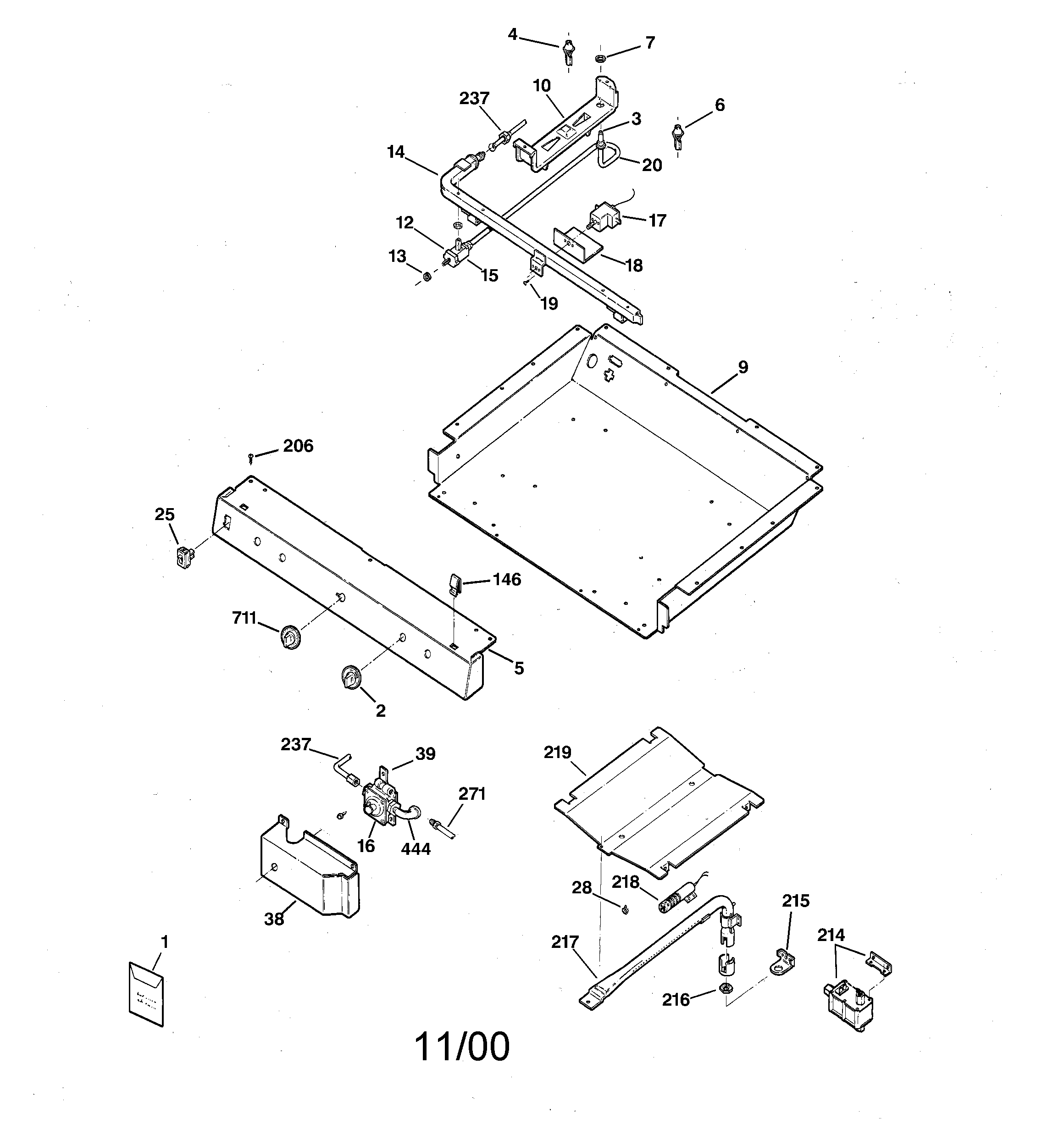 Gas & burner parts