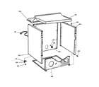 GE DNCD450GA1WC cabinet diagram