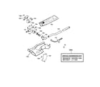 GE DNCD450GA1WC gas valve & burner assembly diagram