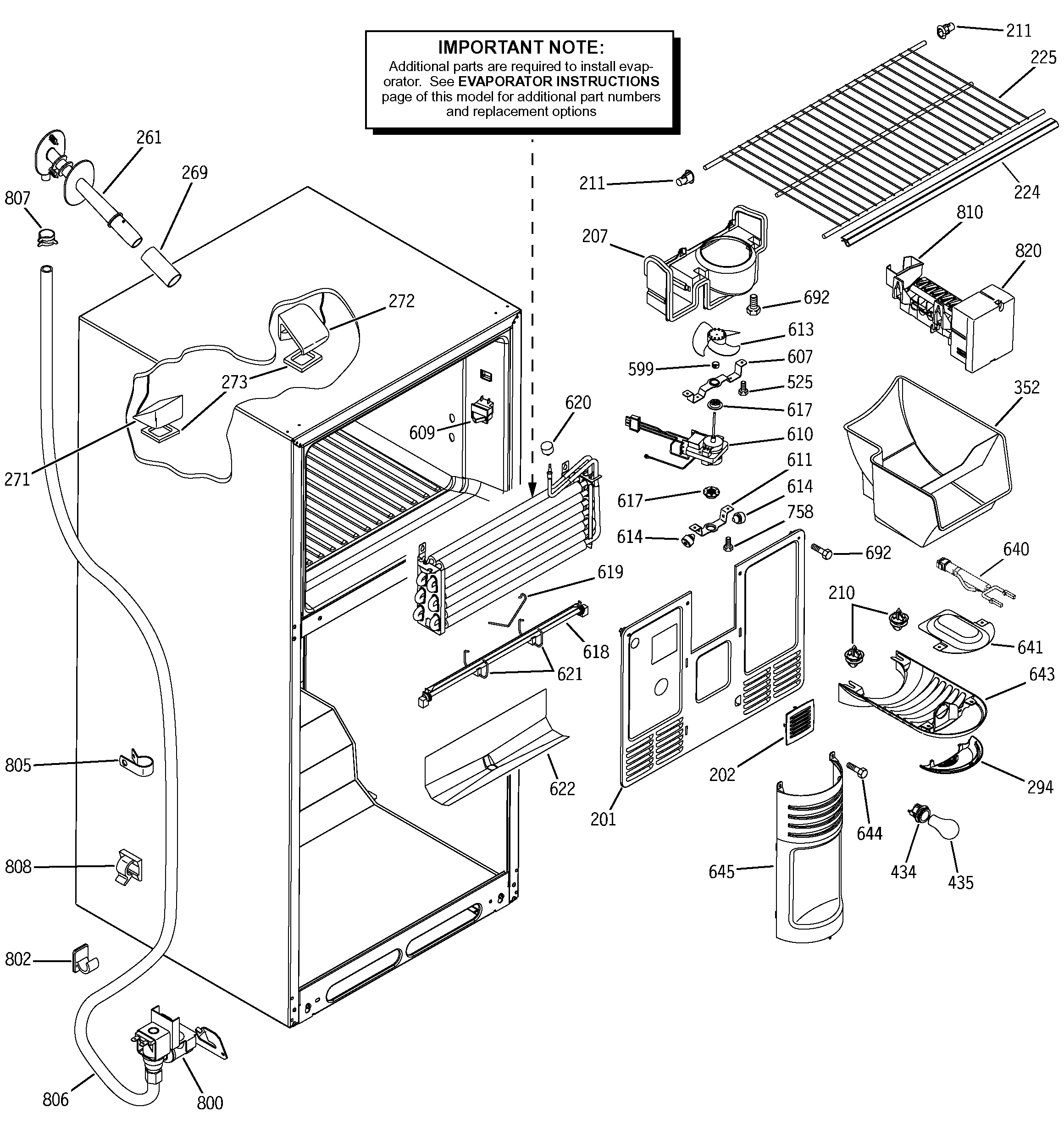 Freezer section