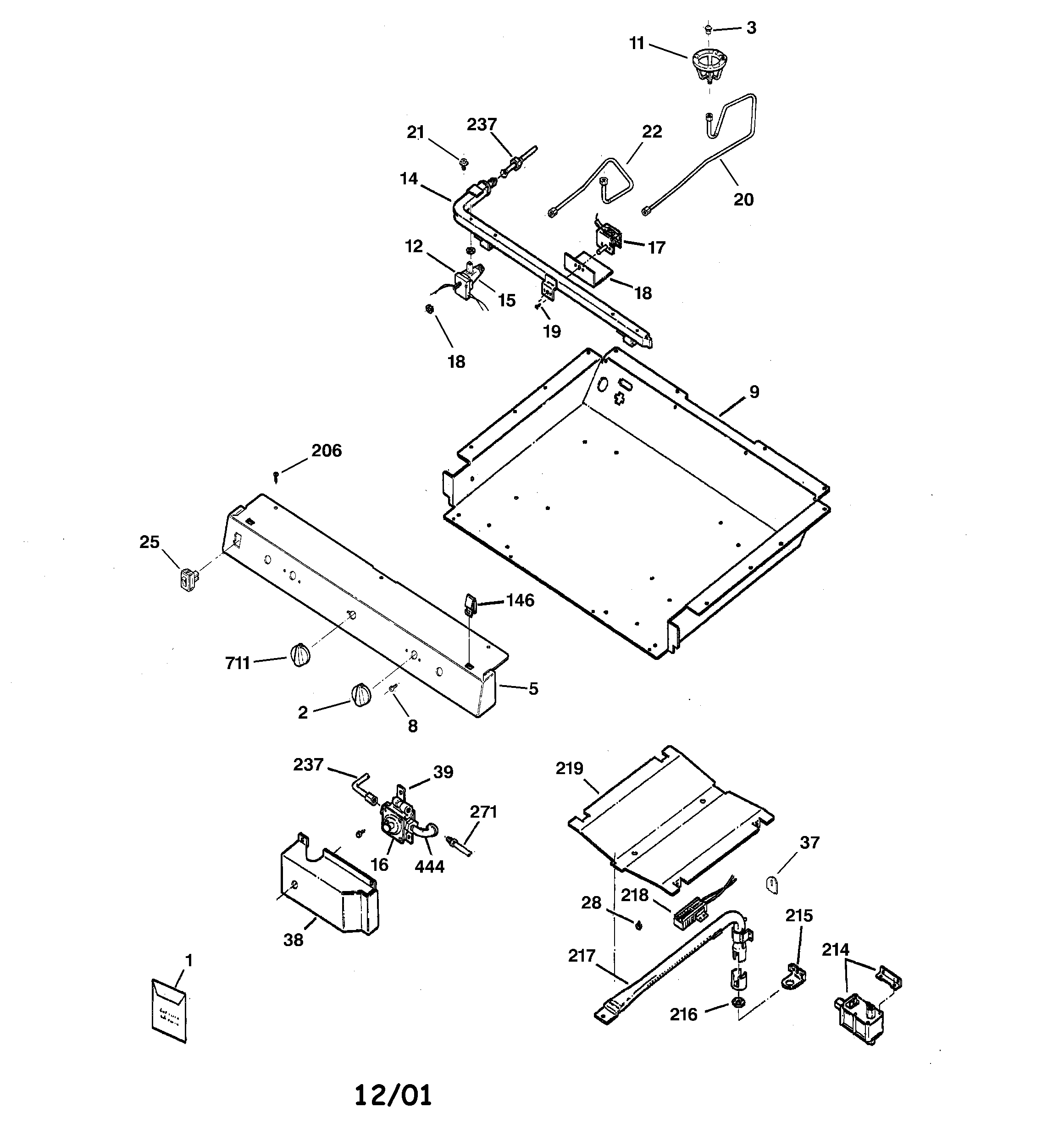 GAS & BURNER PARTS