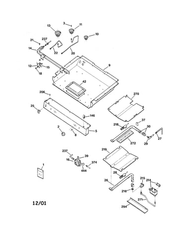 Gas & burner parts