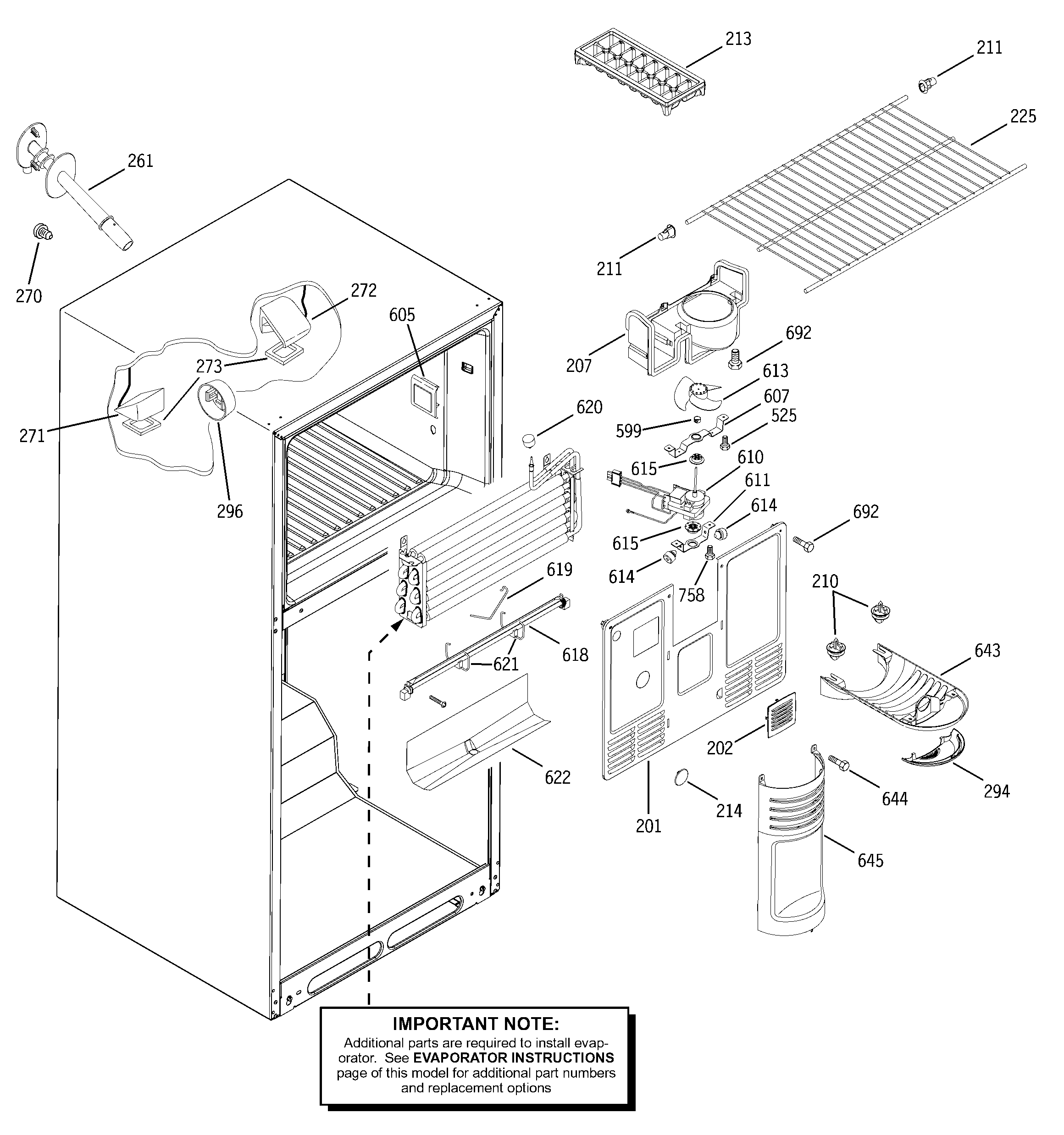 Freezer section