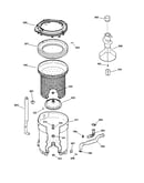 Tub, basket & agitator