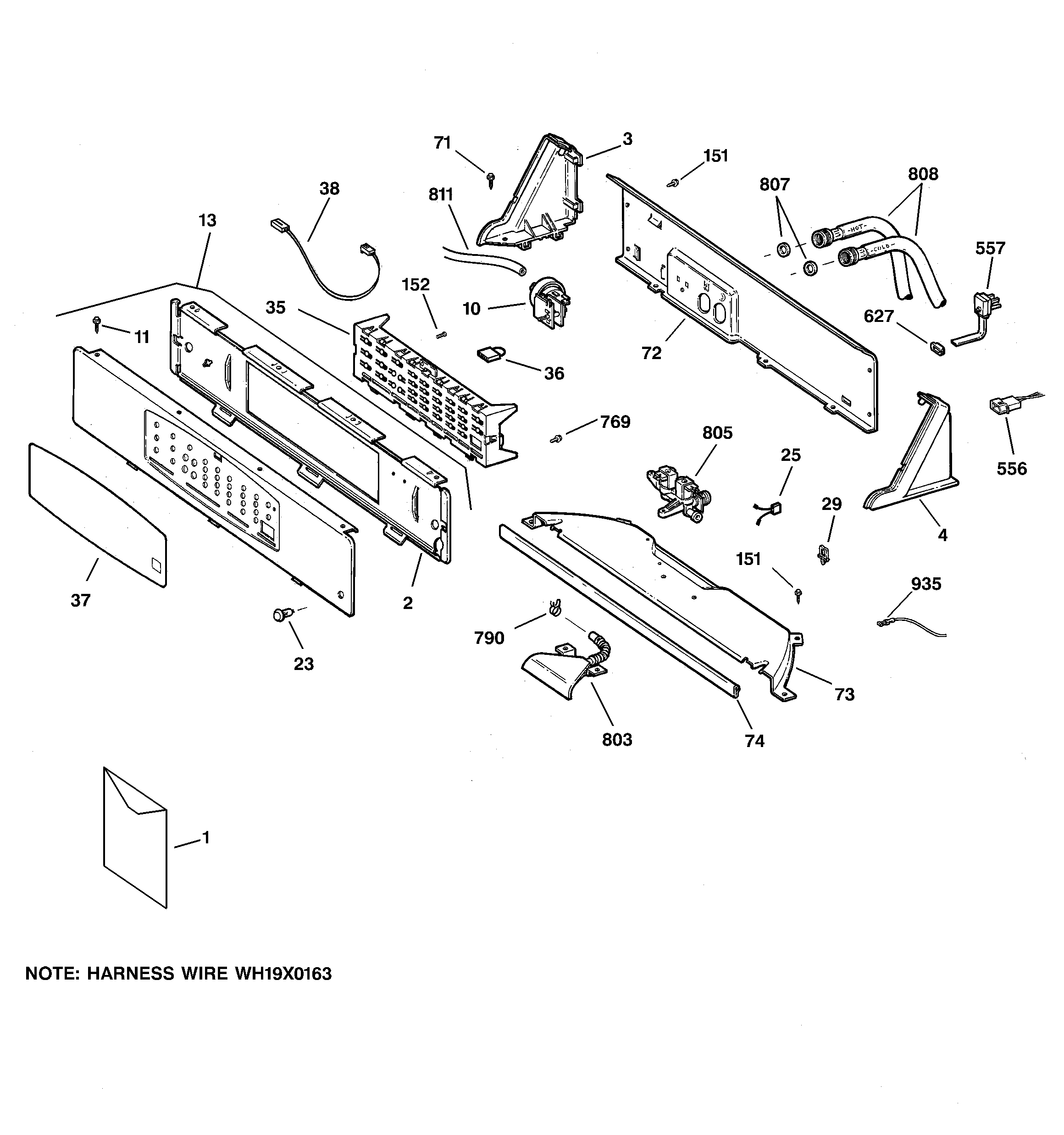 Controls & backsplash
