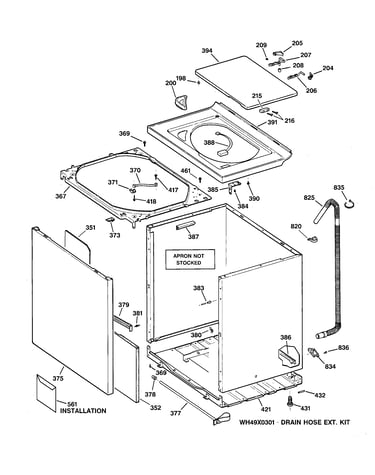 Cabinet, cover & front panel