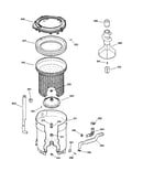 Tub, basket & agitator