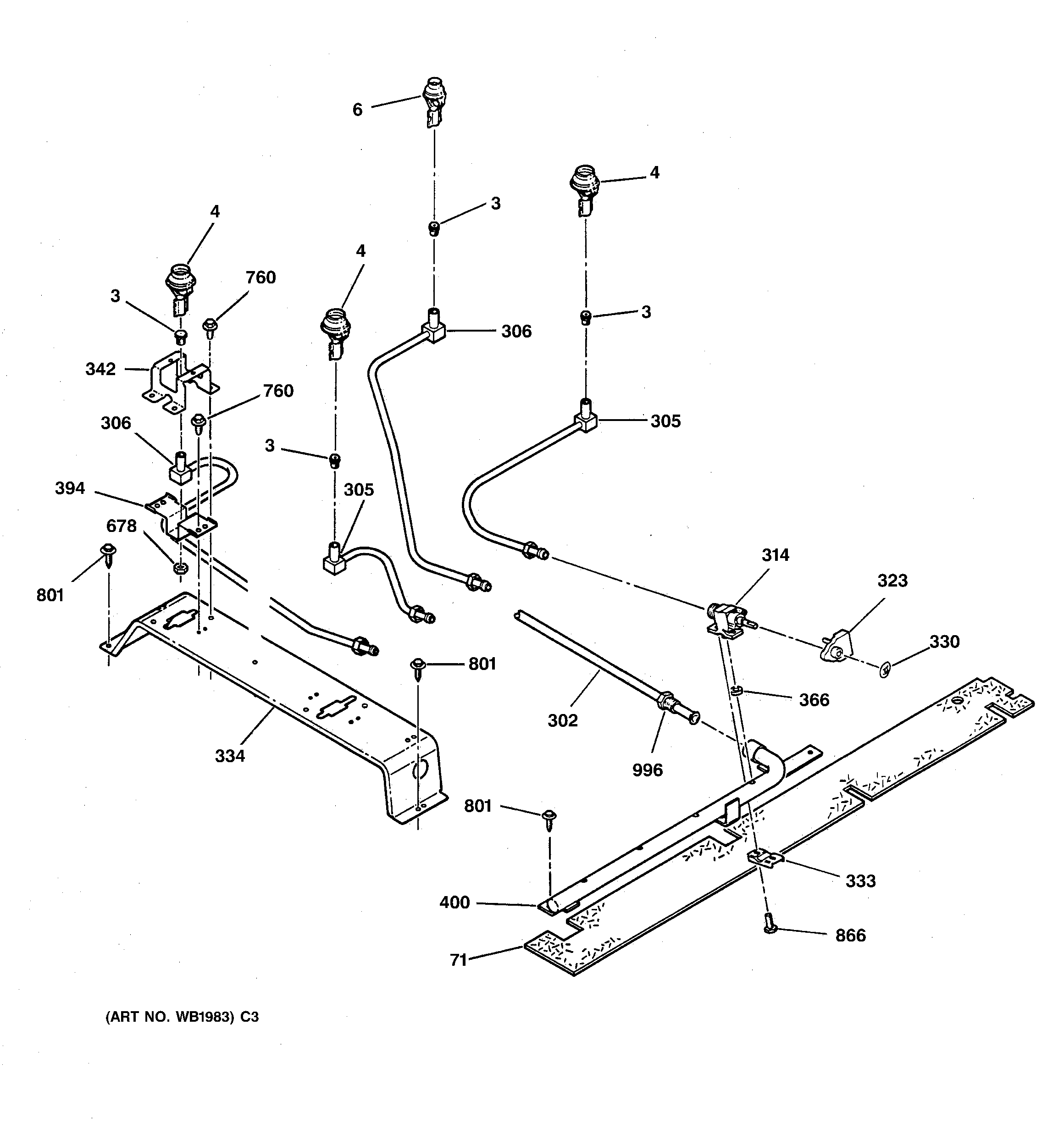 Surface burner