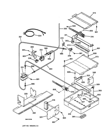 Oven burner