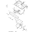 GE JGSS05BEA6BB gas & burner parts diagram