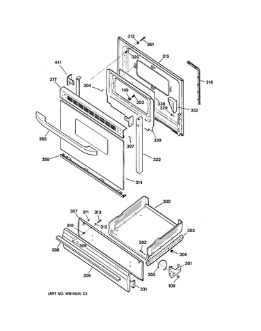 Door & drawer parts