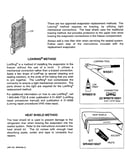 Evaporator instructions