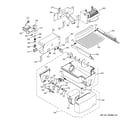 GE PSC23MGMEWW ice maker & dispenser diagram
