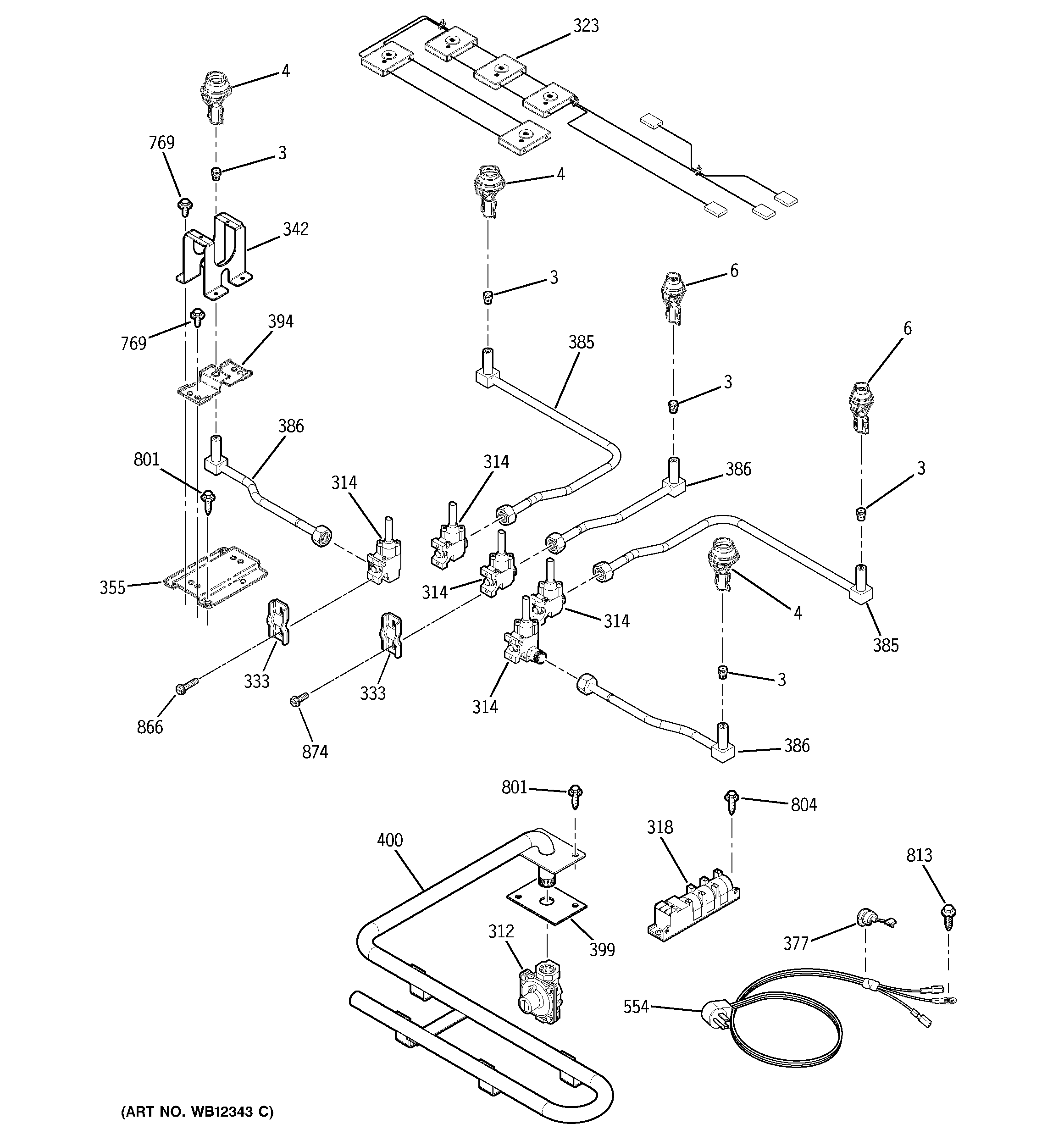 Gas & burner parts