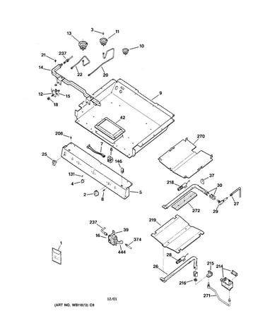 Gas & burner parts