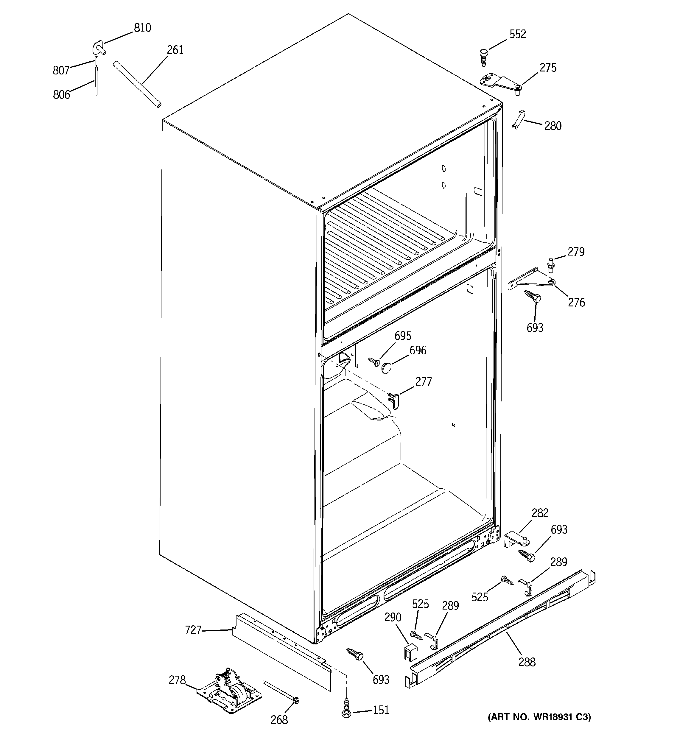 Case parts