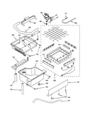 Evaporator, ice cutter grid & water