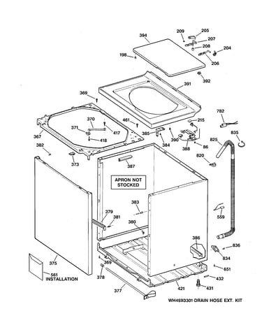 Cabinet, cover & front panel