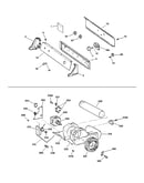 Backsplash, blower & drive assembly
