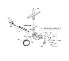 GE GSD1200G00WW motor-pump mechanism diagram