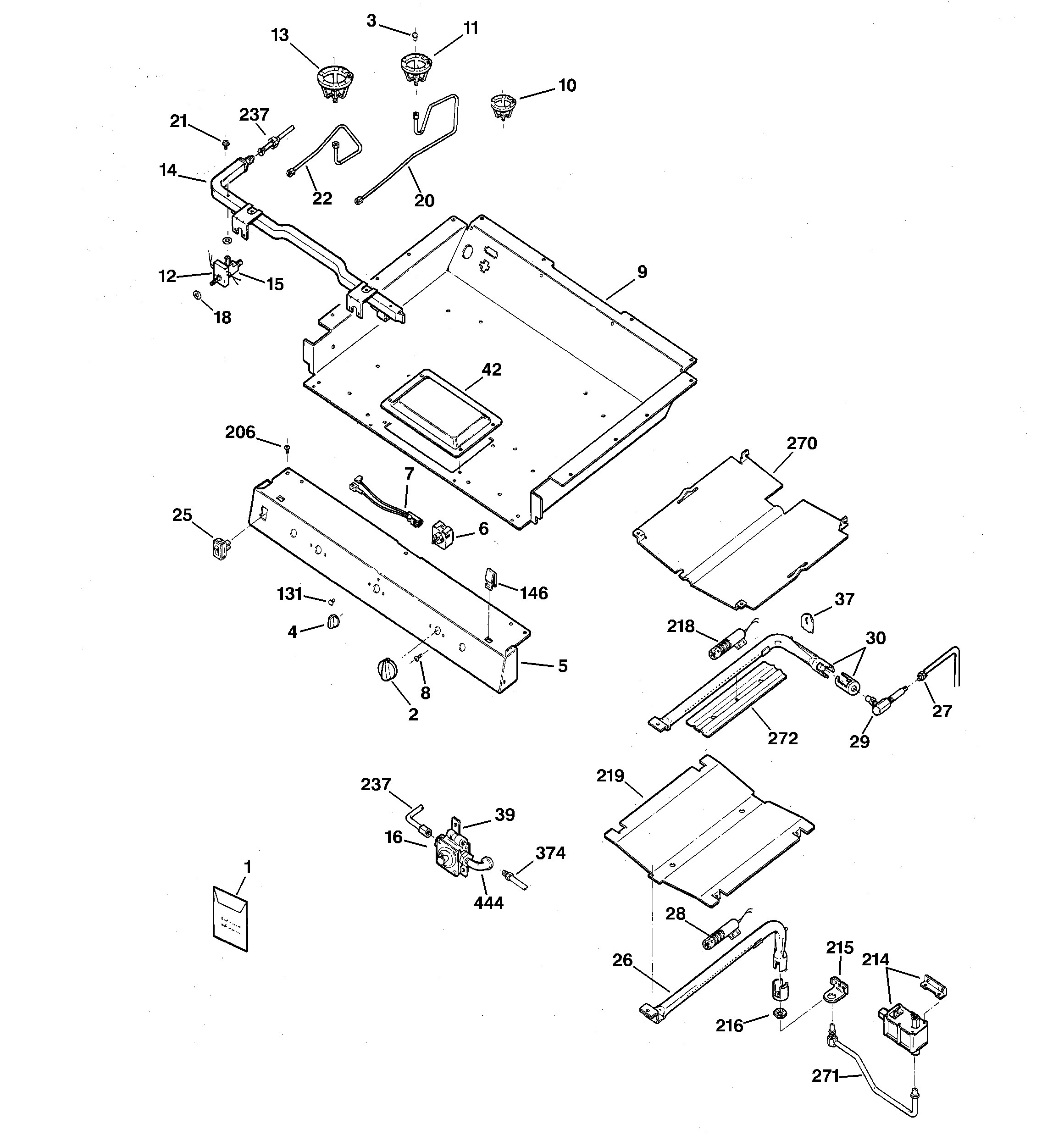 Gas & burner parts