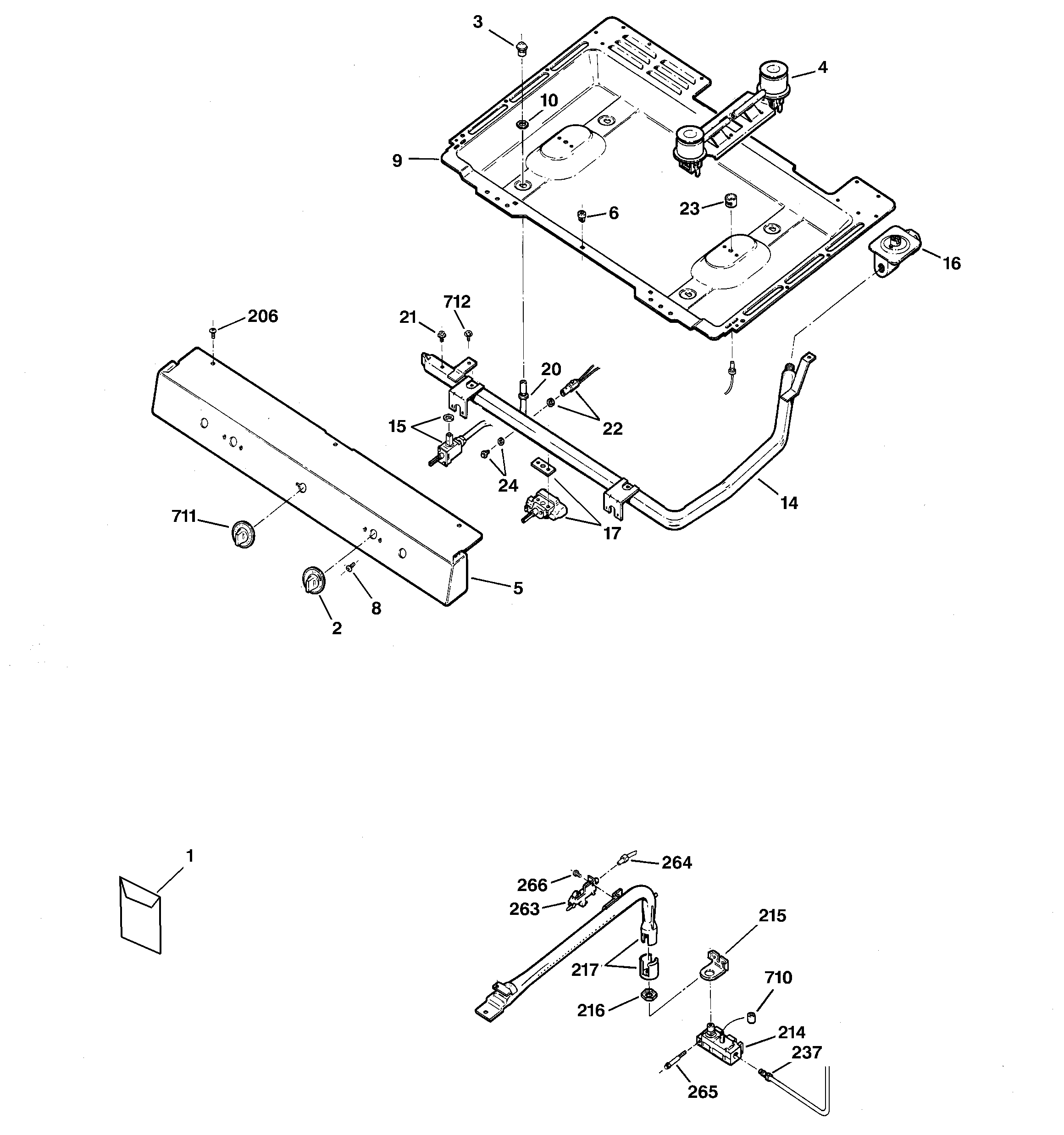 Gas & burner parts