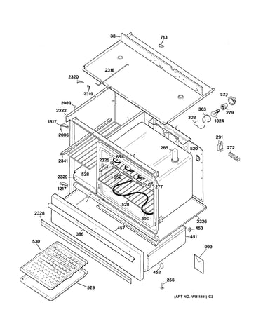 Body & drawer parts