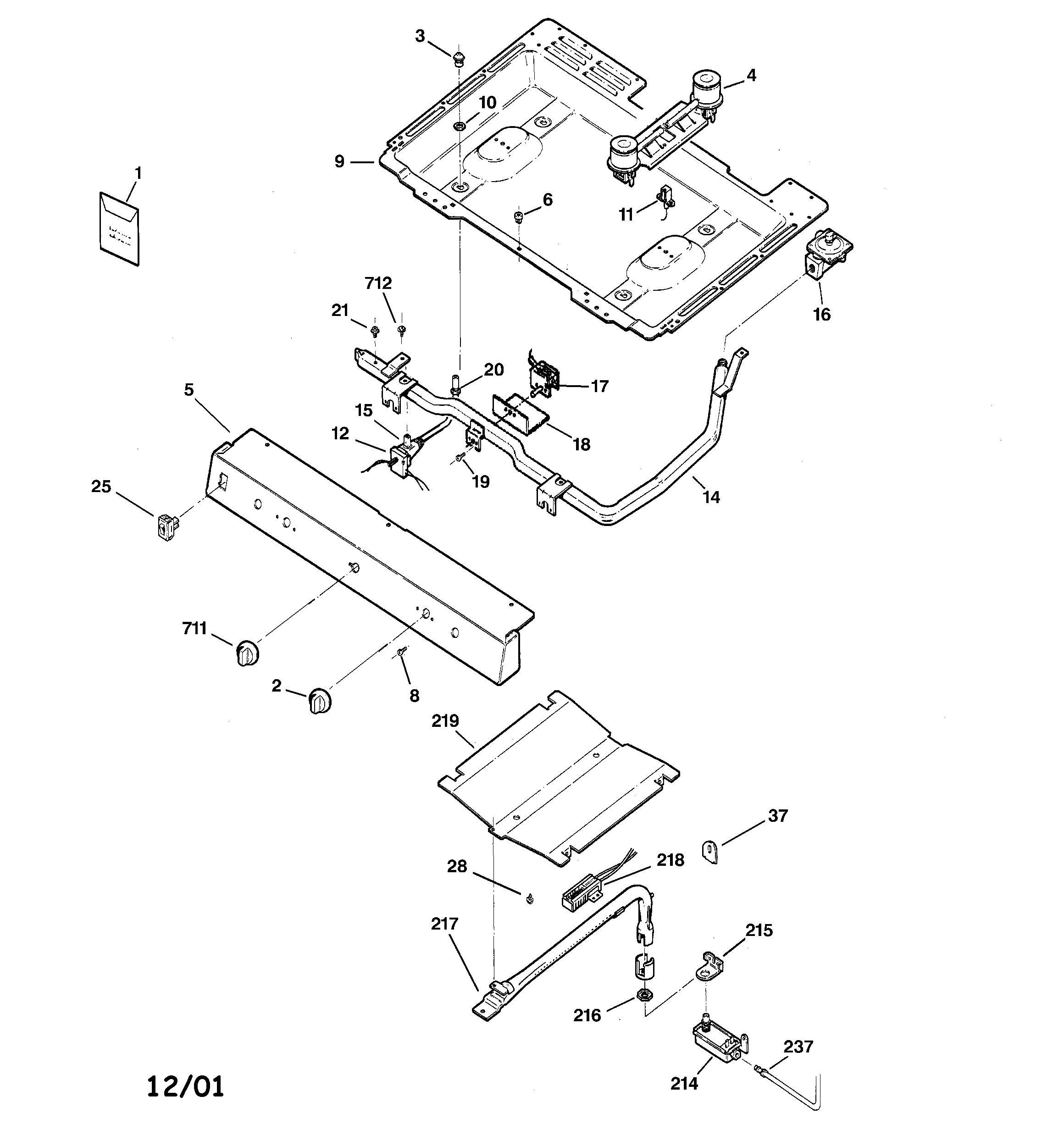 Gas & burner parts