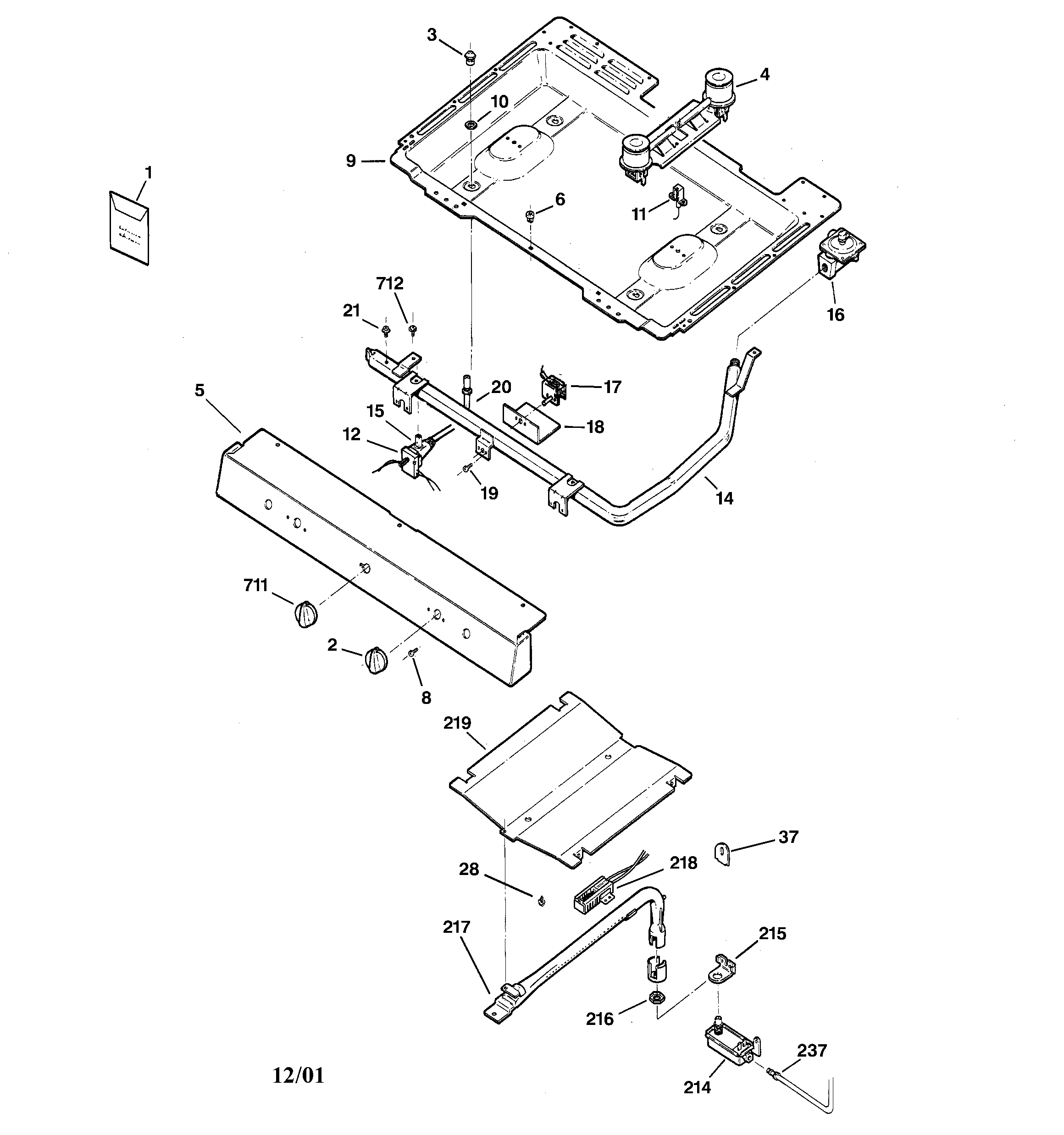 Gas & burner parts