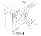 Hotpoint HTS18BBMBRWW freezer section diagram