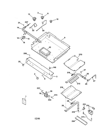 Gas & burner parts