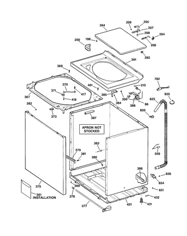 Cabinet, cover & front panel
