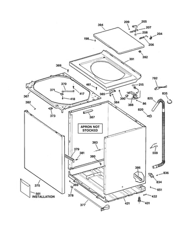 Cabinet, cover & front panel