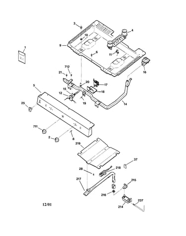 Gas & burner parts