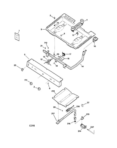 Gas & burner parts