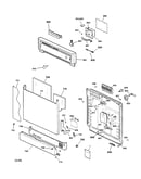 Escutcheon & door assembly