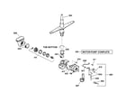 Kenmore 36316219100 motor-pump mechanism diagram