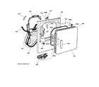 GE DX4500GA0WW front panel & door diagram