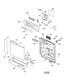 Escutcheon & door assembly